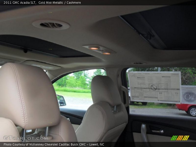 Gold Mist Metallic / Cashmere 2011 GMC Acadia SLT