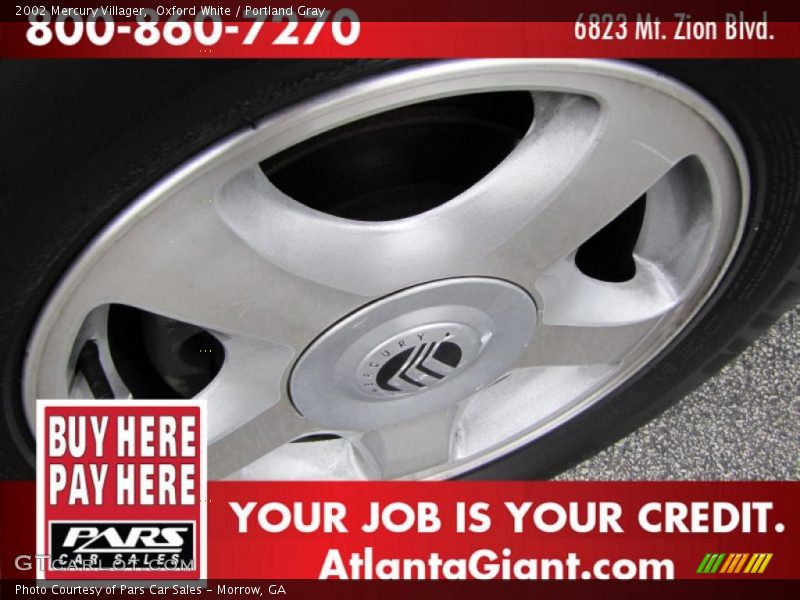 Oxford White / Portland Gray 2002 Mercury Villager