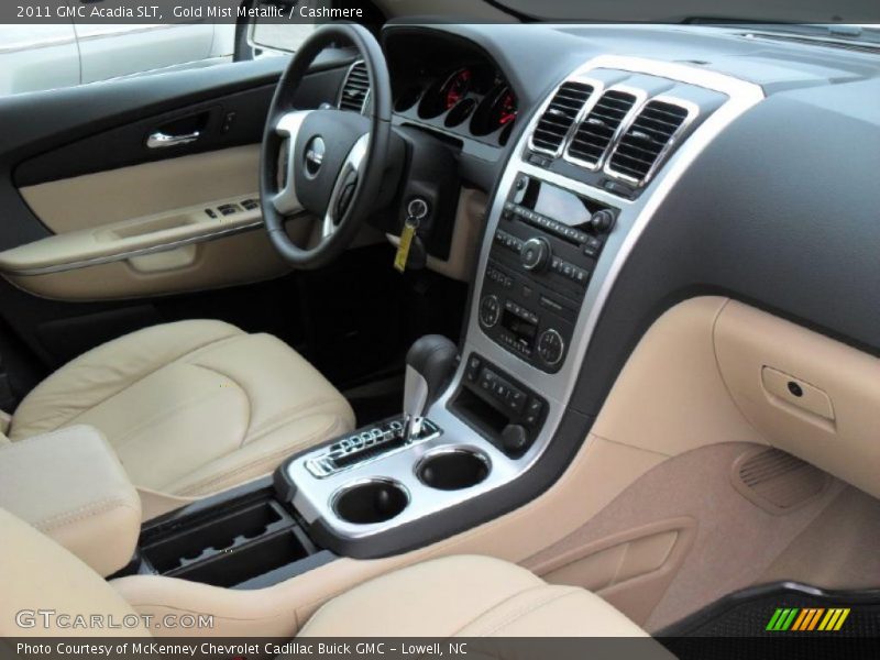 Gold Mist Metallic / Cashmere 2011 GMC Acadia SLT