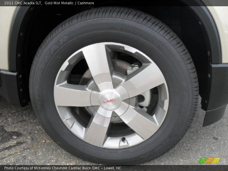 Gold Mist Metallic / Cashmere 2011 GMC Acadia SLT