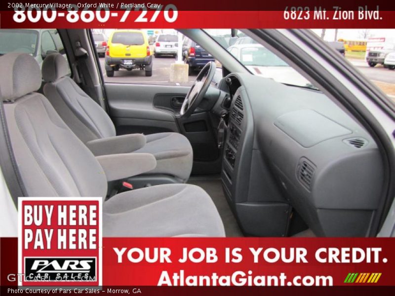 Oxford White / Portland Gray 2002 Mercury Villager