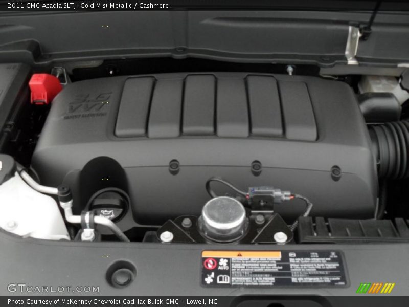 Gold Mist Metallic / Cashmere 2011 GMC Acadia SLT