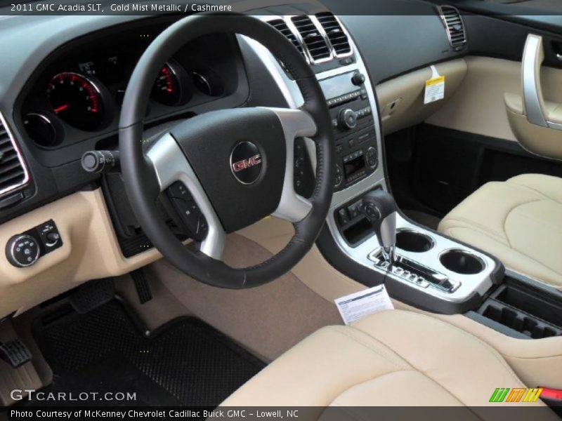 Gold Mist Metallic / Cashmere 2011 GMC Acadia SLT