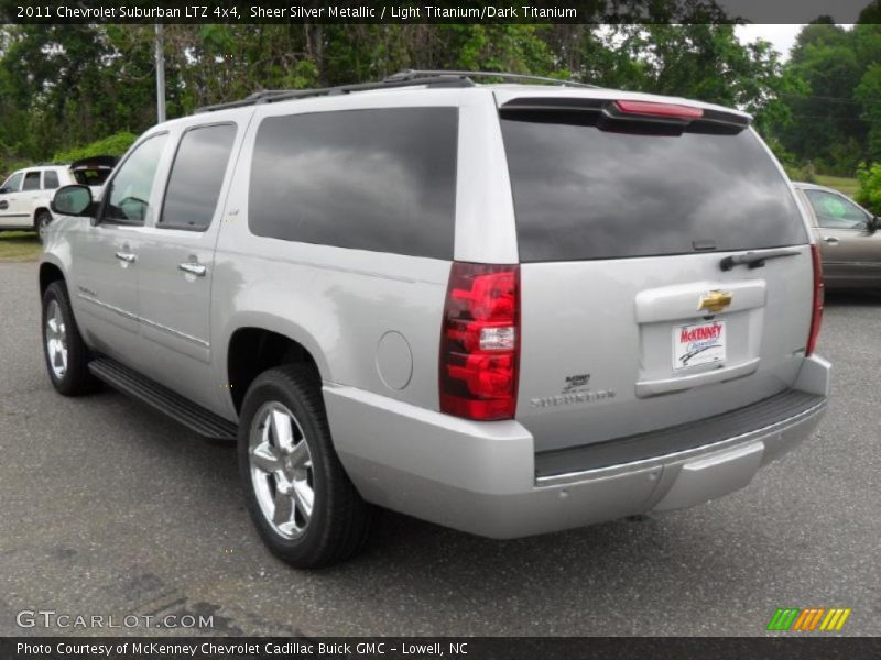 Sheer Silver Metallic / Light Titanium/Dark Titanium 2011 Chevrolet Suburban LTZ 4x4