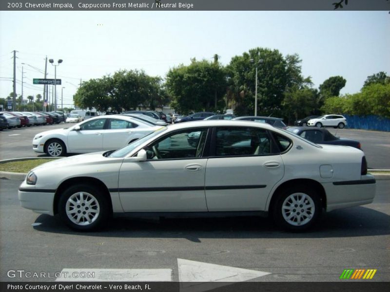 Cappuccino Frost Metallic / Neutral Beige 2003 Chevrolet Impala