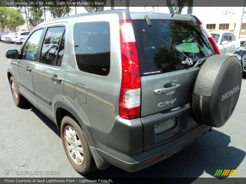 Satin Silver Metallic / Black 2005 Honda CR-V EX 4WD