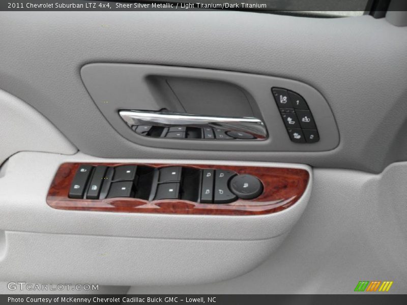 Sheer Silver Metallic / Light Titanium/Dark Titanium 2011 Chevrolet Suburban LTZ 4x4