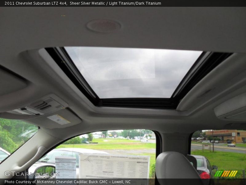 Sheer Silver Metallic / Light Titanium/Dark Titanium 2011 Chevrolet Suburban LTZ 4x4