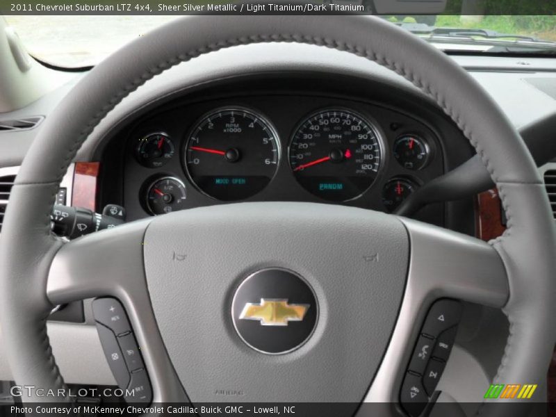 Sheer Silver Metallic / Light Titanium/Dark Titanium 2011 Chevrolet Suburban LTZ 4x4