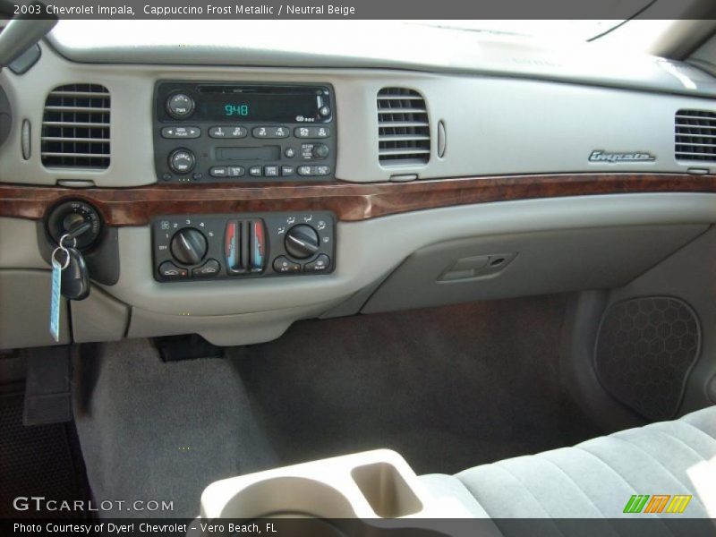 Cappuccino Frost Metallic / Neutral Beige 2003 Chevrolet Impala