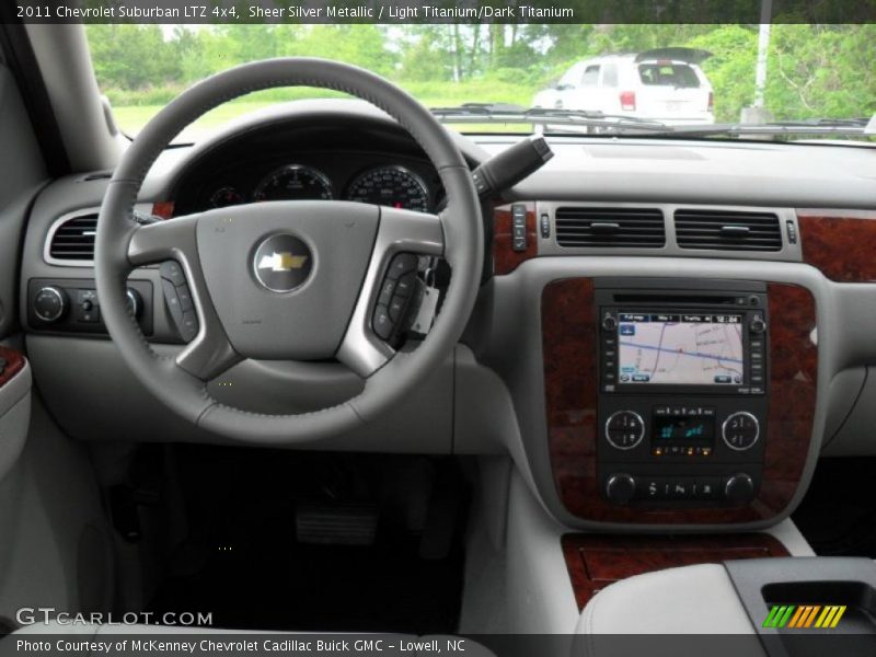 Sheer Silver Metallic / Light Titanium/Dark Titanium 2011 Chevrolet Suburban LTZ 4x4