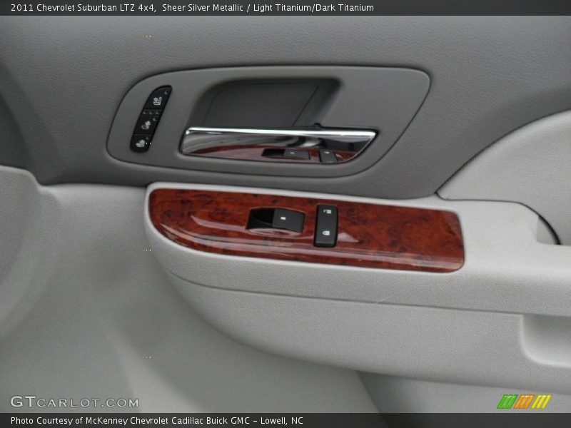 Sheer Silver Metallic / Light Titanium/Dark Titanium 2011 Chevrolet Suburban LTZ 4x4