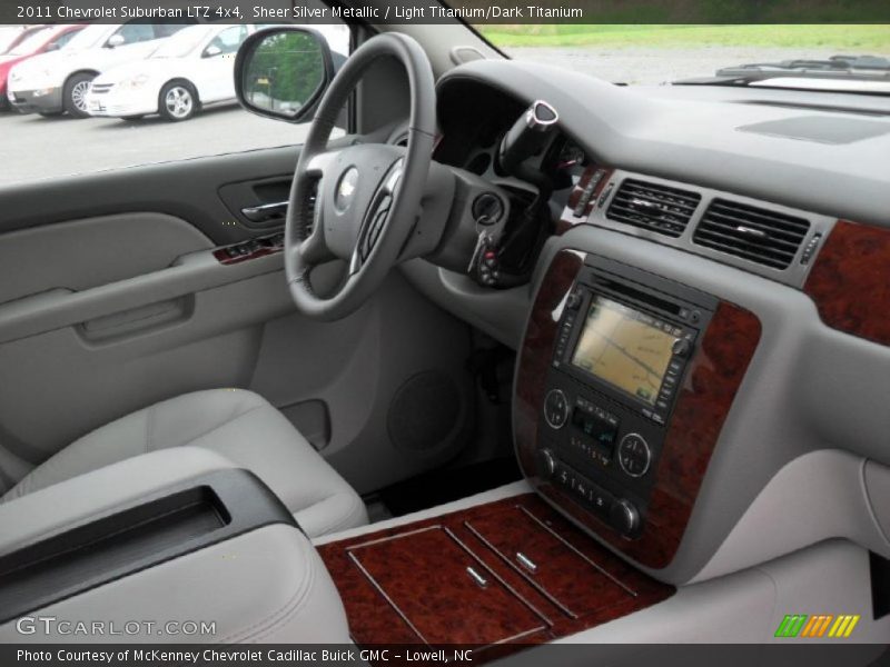 Sheer Silver Metallic / Light Titanium/Dark Titanium 2011 Chevrolet Suburban LTZ 4x4