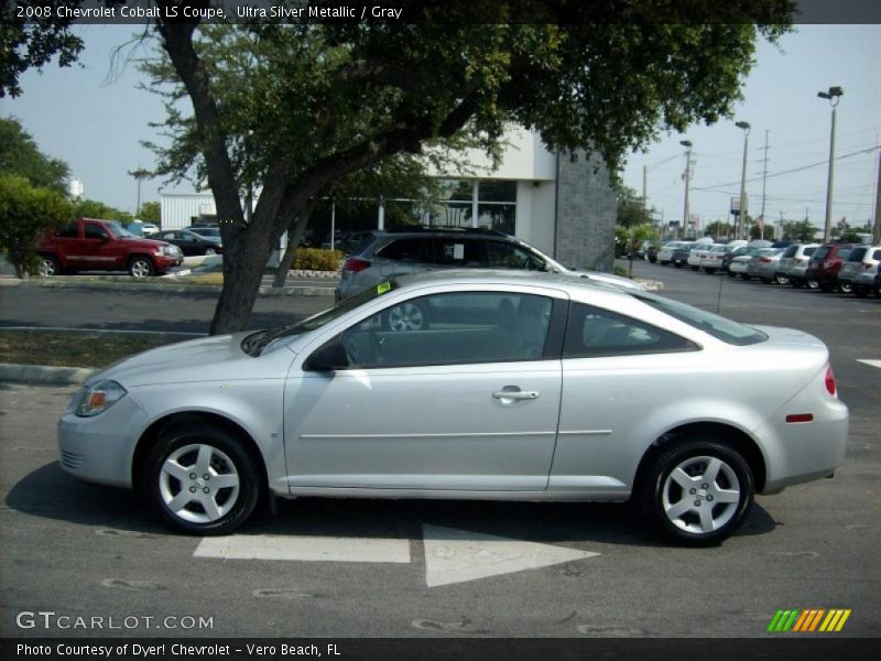 Ultra Silver Metallic / Gray 2008 Chevrolet Cobalt LS Coupe