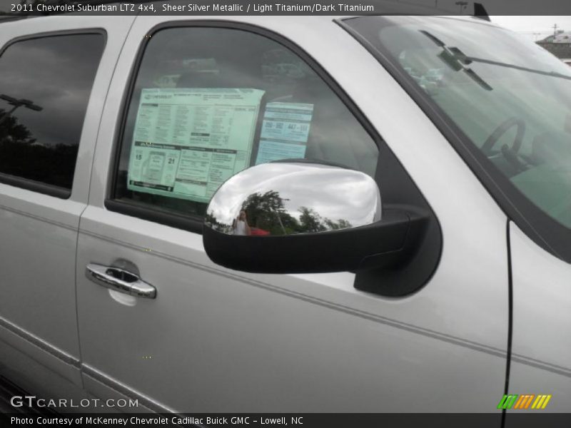 Sheer Silver Metallic / Light Titanium/Dark Titanium 2011 Chevrolet Suburban LTZ 4x4