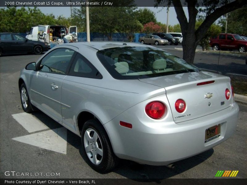 Ultra Silver Metallic / Gray 2008 Chevrolet Cobalt LS Coupe