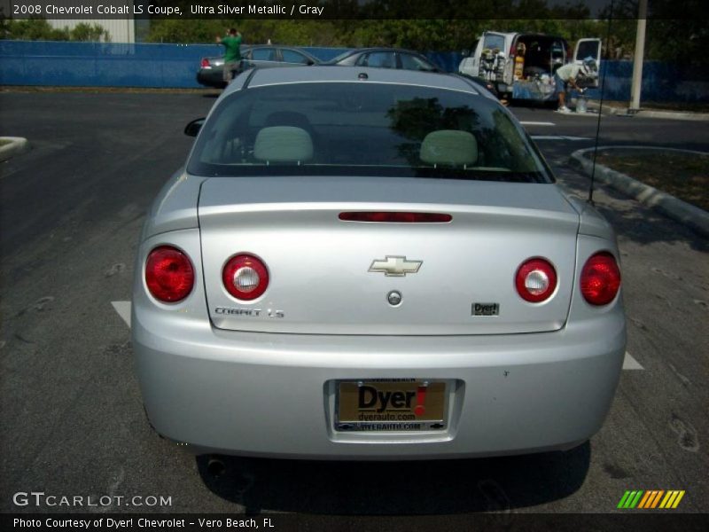 Ultra Silver Metallic / Gray 2008 Chevrolet Cobalt LS Coupe