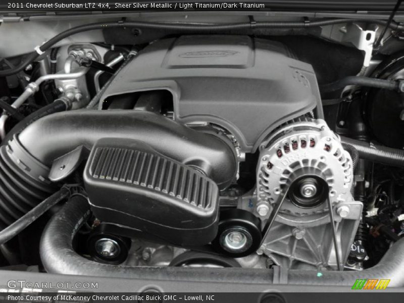 Sheer Silver Metallic / Light Titanium/Dark Titanium 2011 Chevrolet Suburban LTZ 4x4