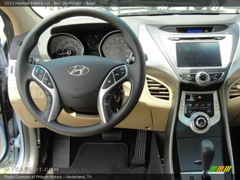 Controls of 2011 Elantra GLS