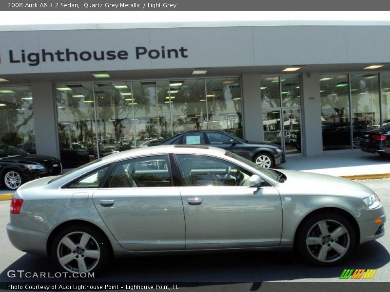 Quartz Grey Metallic / Light Grey 2008 Audi A6 3.2 Sedan