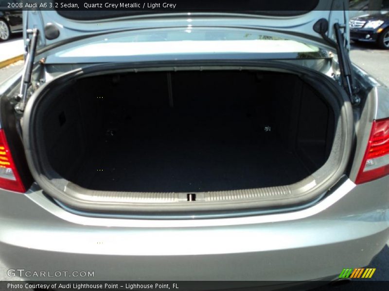 Quartz Grey Metallic / Light Grey 2008 Audi A6 3.2 Sedan