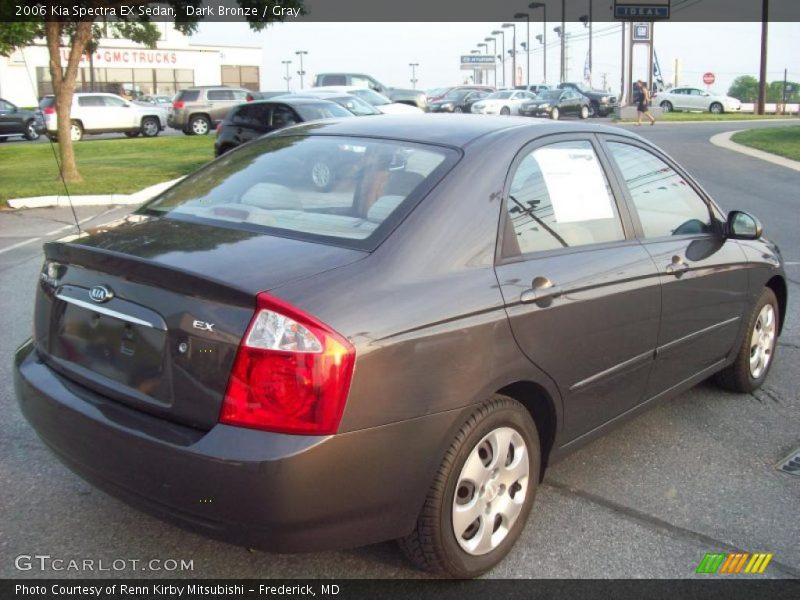 Dark Bronze / Gray 2006 Kia Spectra EX Sedan