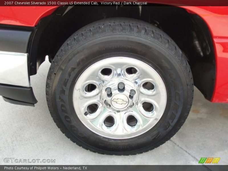 Victory Red / Dark Charcoal 2007 Chevrolet Silverado 1500 Classic LS Extended Cab