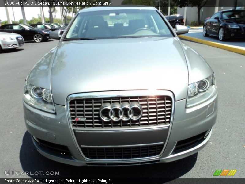 Quartz Grey Metallic / Light Grey 2008 Audi A6 3.2 Sedan