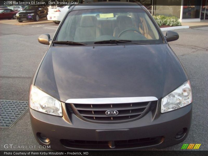 Dark Bronze / Gray 2006 Kia Spectra EX Sedan