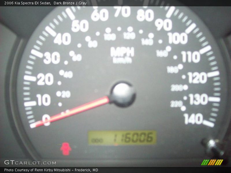 Dark Bronze / Gray 2006 Kia Spectra EX Sedan