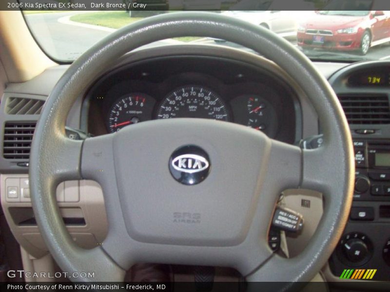 Dark Bronze / Gray 2006 Kia Spectra EX Sedan