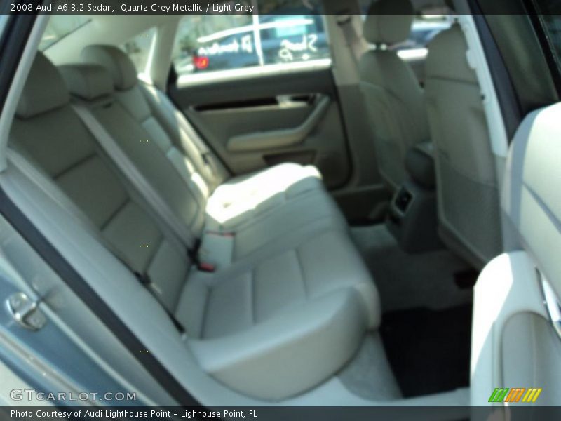 Quartz Grey Metallic / Light Grey 2008 Audi A6 3.2 Sedan