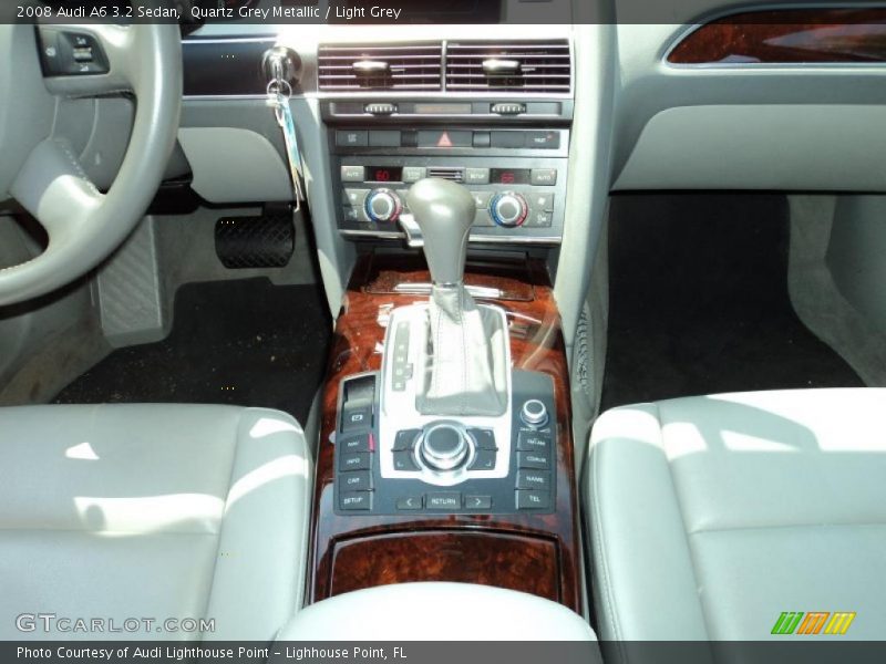 Quartz Grey Metallic / Light Grey 2008 Audi A6 3.2 Sedan