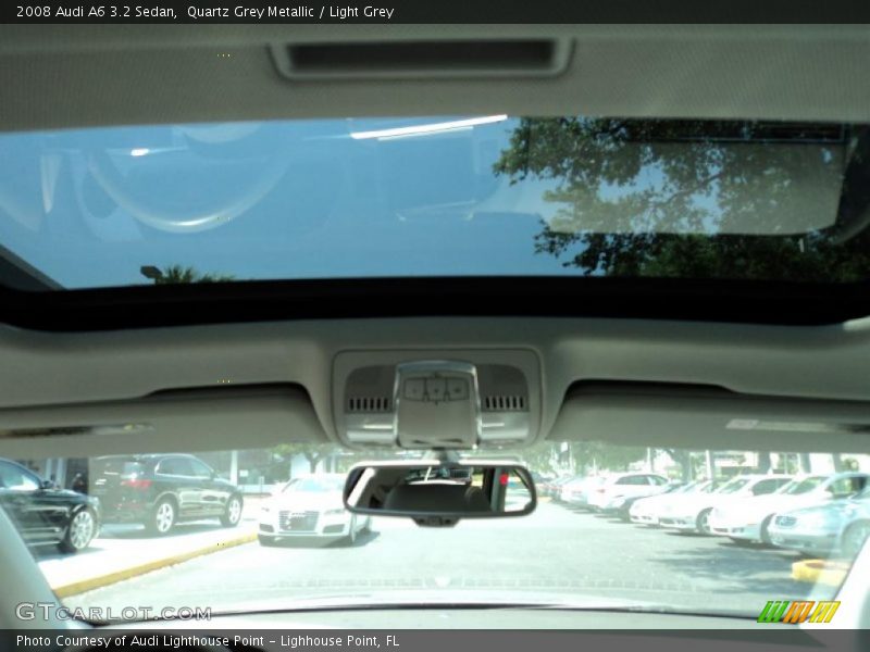 Quartz Grey Metallic / Light Grey 2008 Audi A6 3.2 Sedan