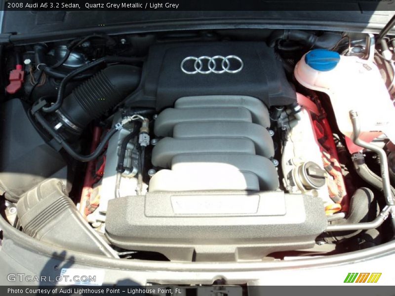 Quartz Grey Metallic / Light Grey 2008 Audi A6 3.2 Sedan