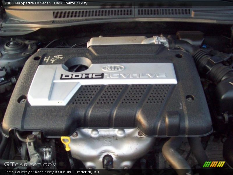 Dark Bronze / Gray 2006 Kia Spectra EX Sedan