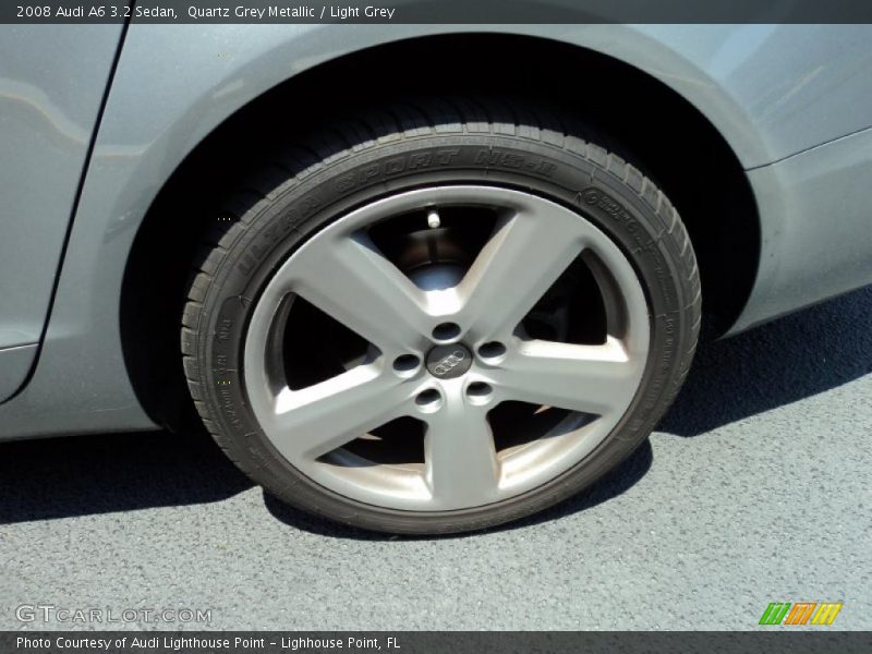 Quartz Grey Metallic / Light Grey 2008 Audi A6 3.2 Sedan