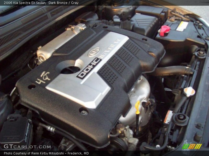Dark Bronze / Gray 2006 Kia Spectra EX Sedan