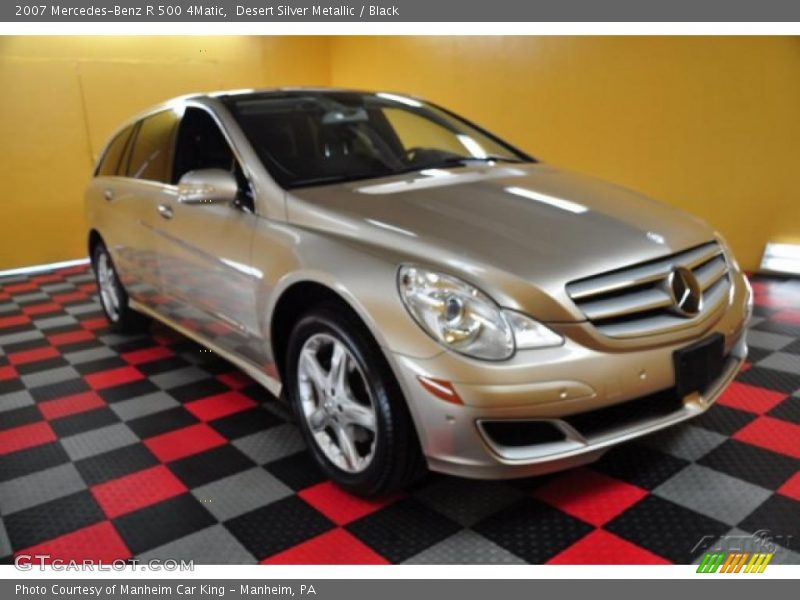 Desert Silver Metallic / Black 2007 Mercedes-Benz R 500 4Matic