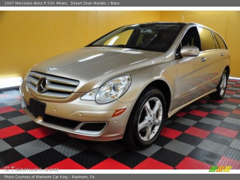 Desert Silver Metallic / Black 2007 Mercedes-Benz R 500 4Matic