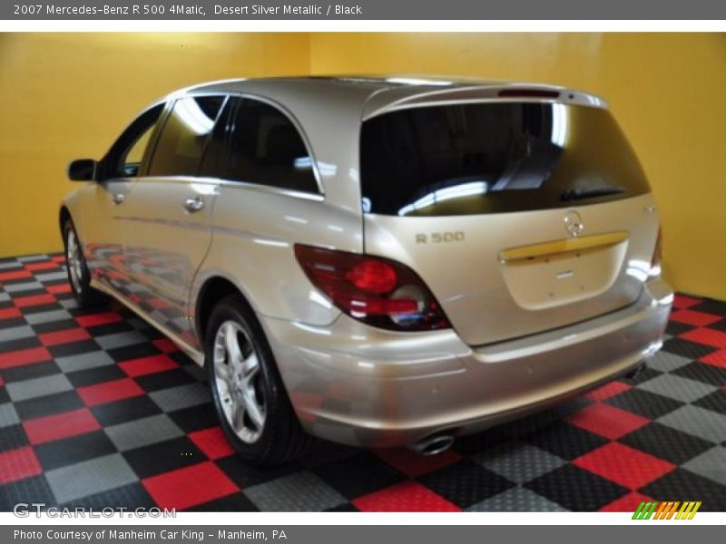Desert Silver Metallic / Black 2007 Mercedes-Benz R 500 4Matic