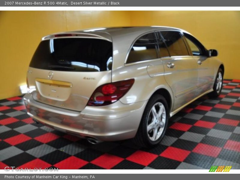 Desert Silver Metallic / Black 2007 Mercedes-Benz R 500 4Matic
