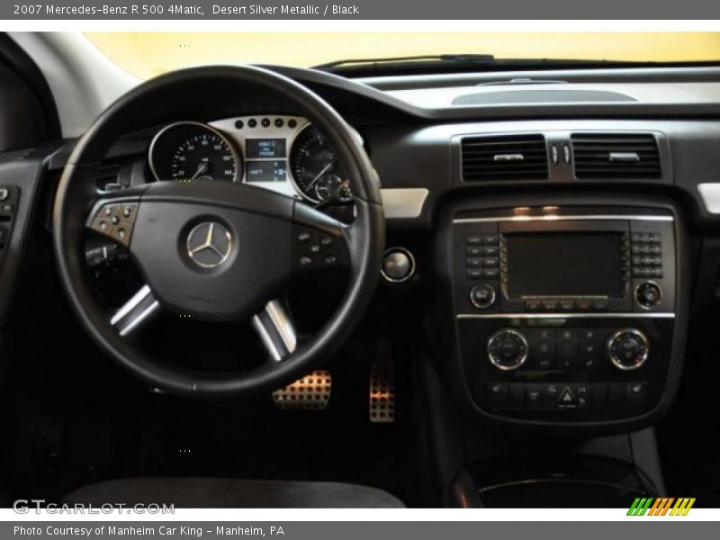 Desert Silver Metallic / Black 2007 Mercedes-Benz R 500 4Matic