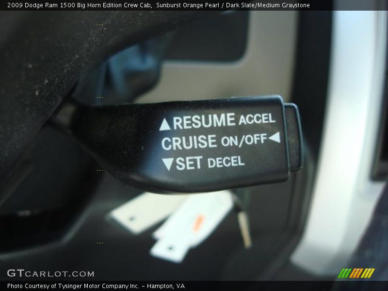 Sunburst Orange Pearl / Dark Slate/Medium Graystone 2009 Dodge Ram 1500 Big Horn Edition Crew Cab