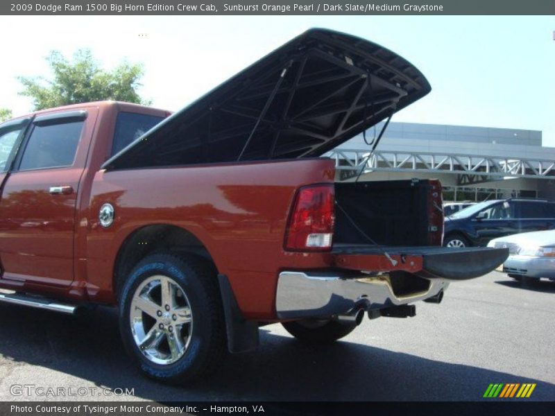 Sunburst Orange Pearl / Dark Slate/Medium Graystone 2009 Dodge Ram 1500 Big Horn Edition Crew Cab