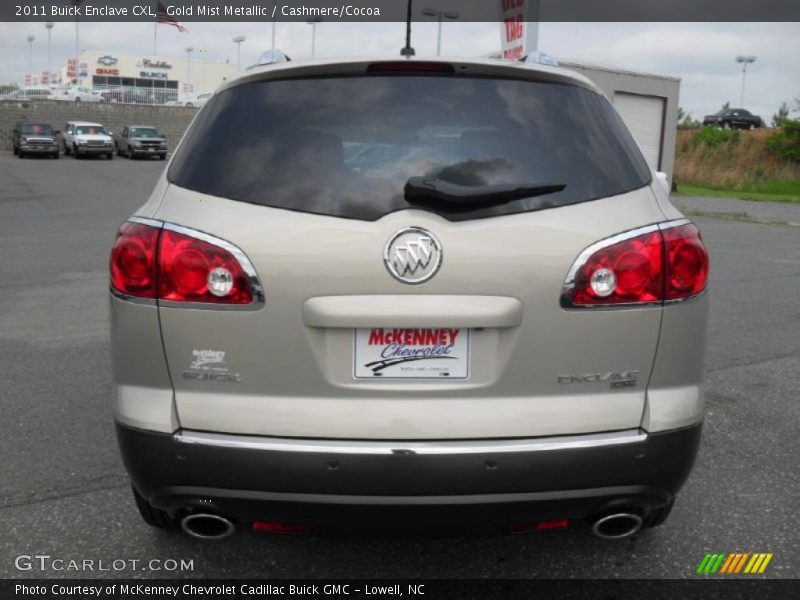 Gold Mist Metallic / Cashmere/Cocoa 2011 Buick Enclave CXL