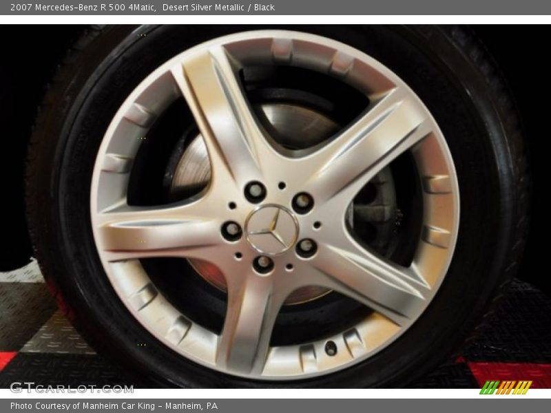 Desert Silver Metallic / Black 2007 Mercedes-Benz R 500 4Matic