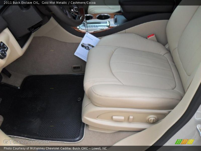 Gold Mist Metallic / Cashmere/Cocoa 2011 Buick Enclave CXL