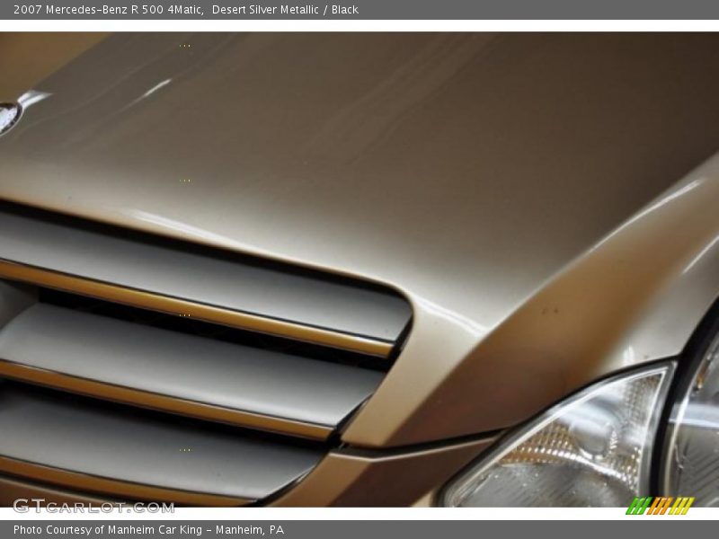 Desert Silver Metallic / Black 2007 Mercedes-Benz R 500 4Matic