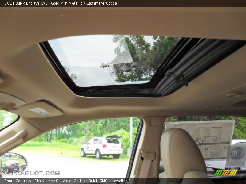 Gold Mist Metallic / Cashmere/Cocoa 2011 Buick Enclave CXL
